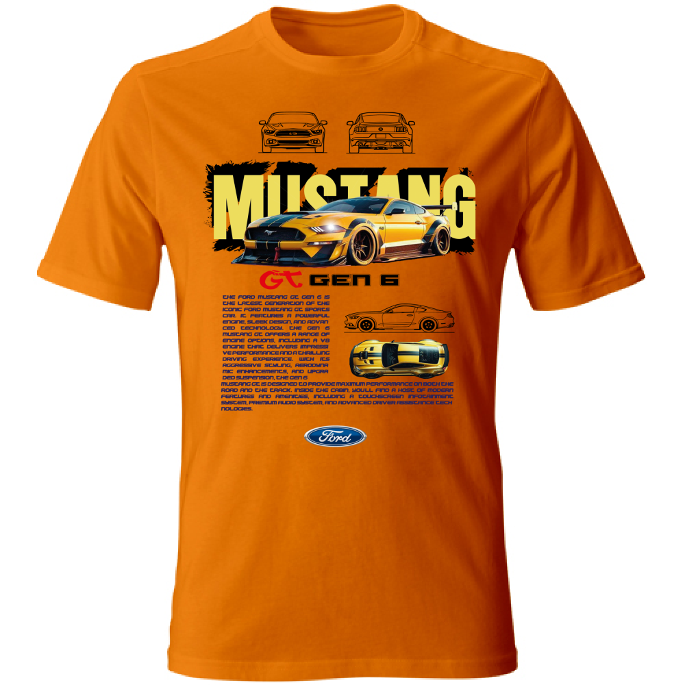 T-Shirt Unisex mustang gt gen