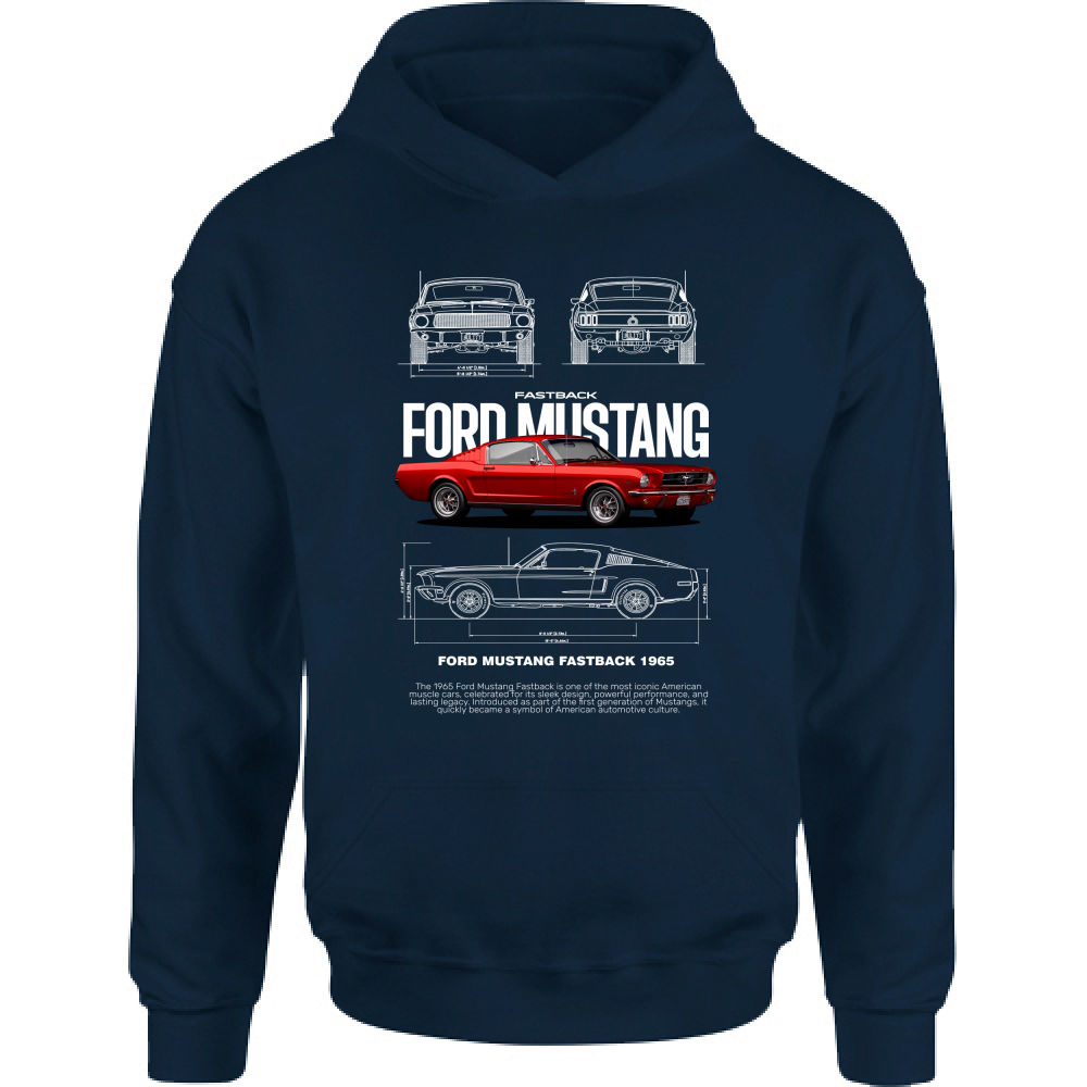 Felpa Bambino con Cappuccio mustang67