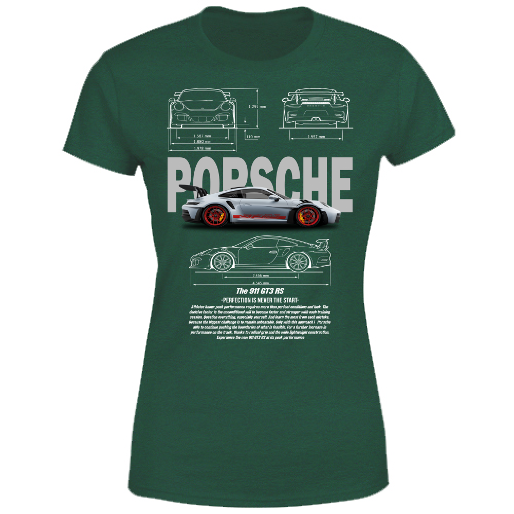 T-Shirt Donna porsche gt3-2