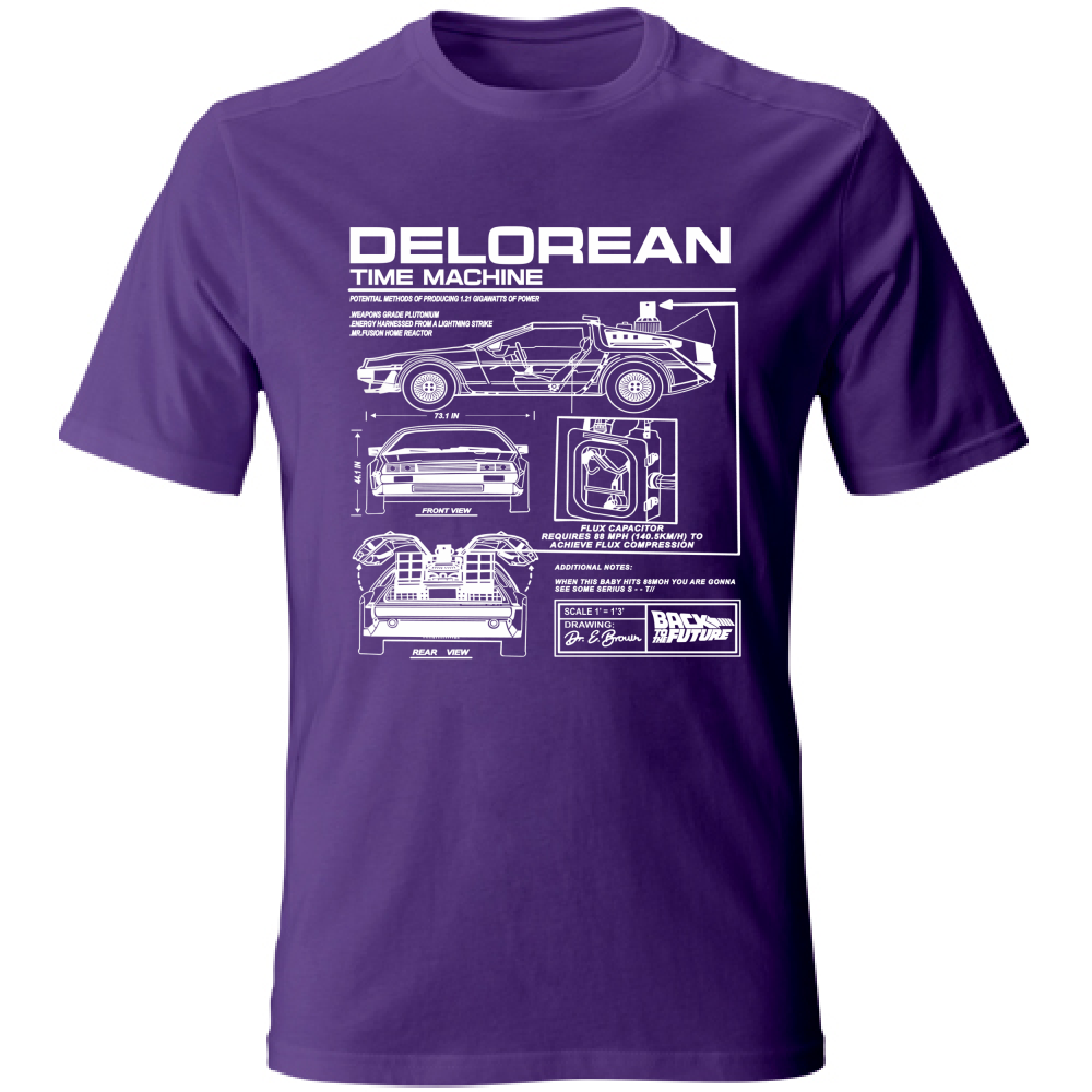 T-Shirt Unisex delorean1