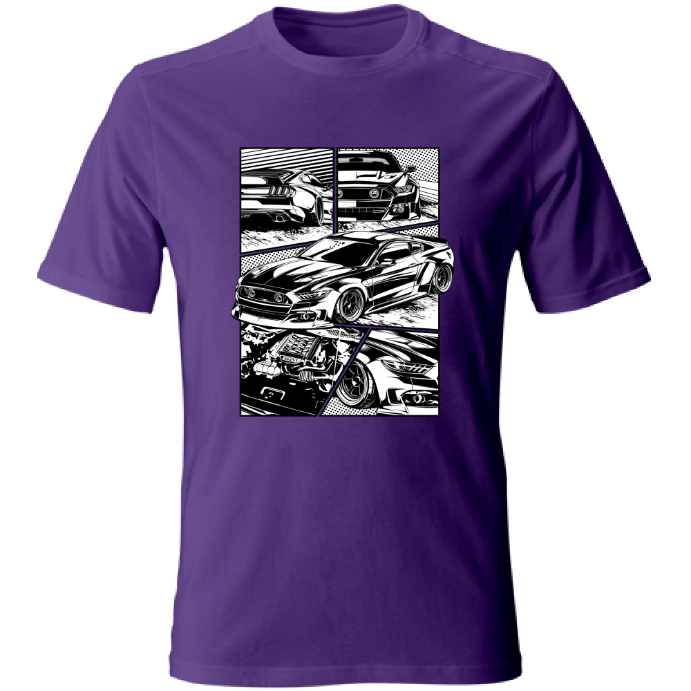 T-Shirt Unisex mustang des
