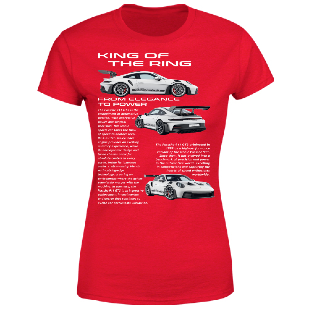 T-Shirt Donna porsche gt3-1