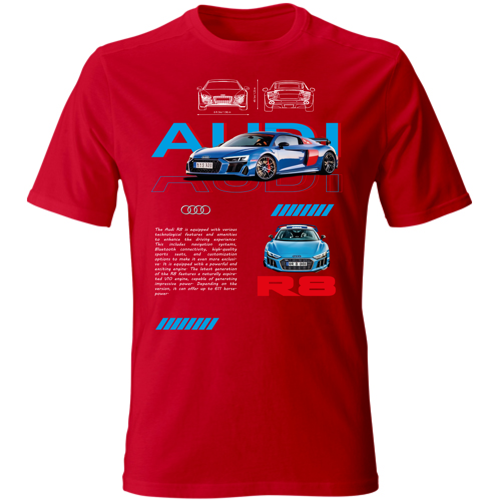 T-Shirt Unisex audi r8