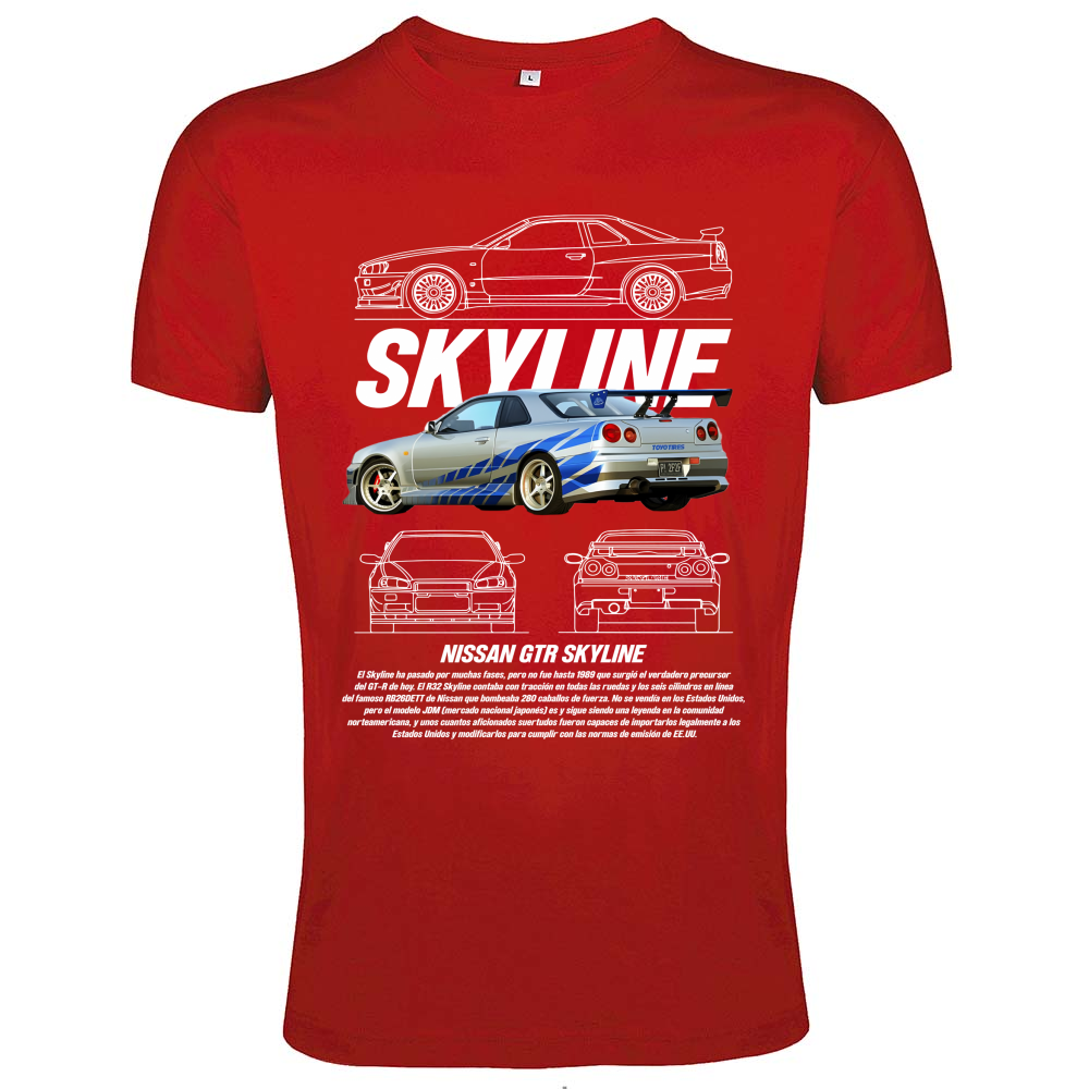 T-Shirt Men Fit skyline gtr