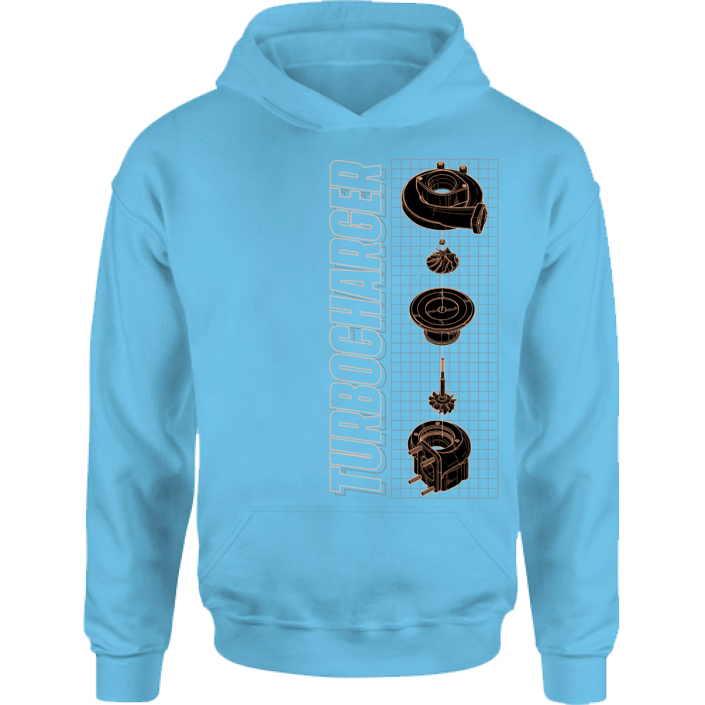Felpa Bambino con Cappuccio turbo charger