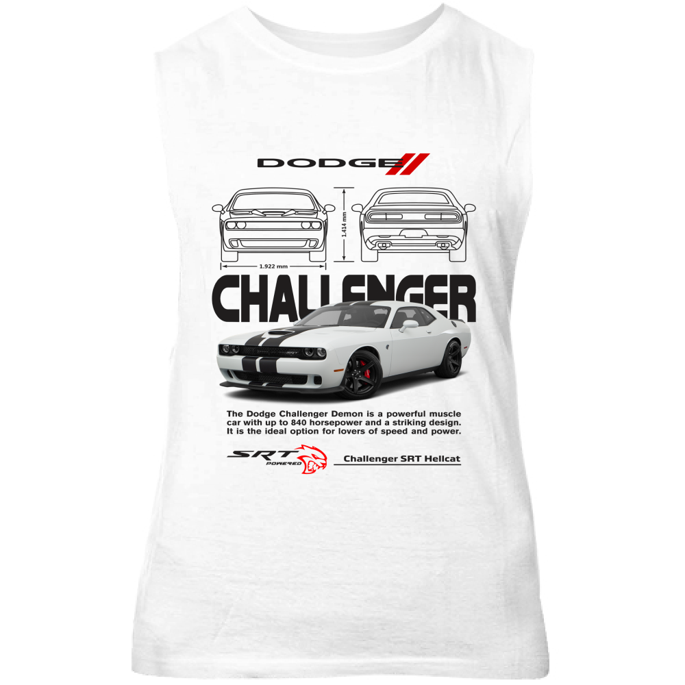 Canotta Unisex challenger black
