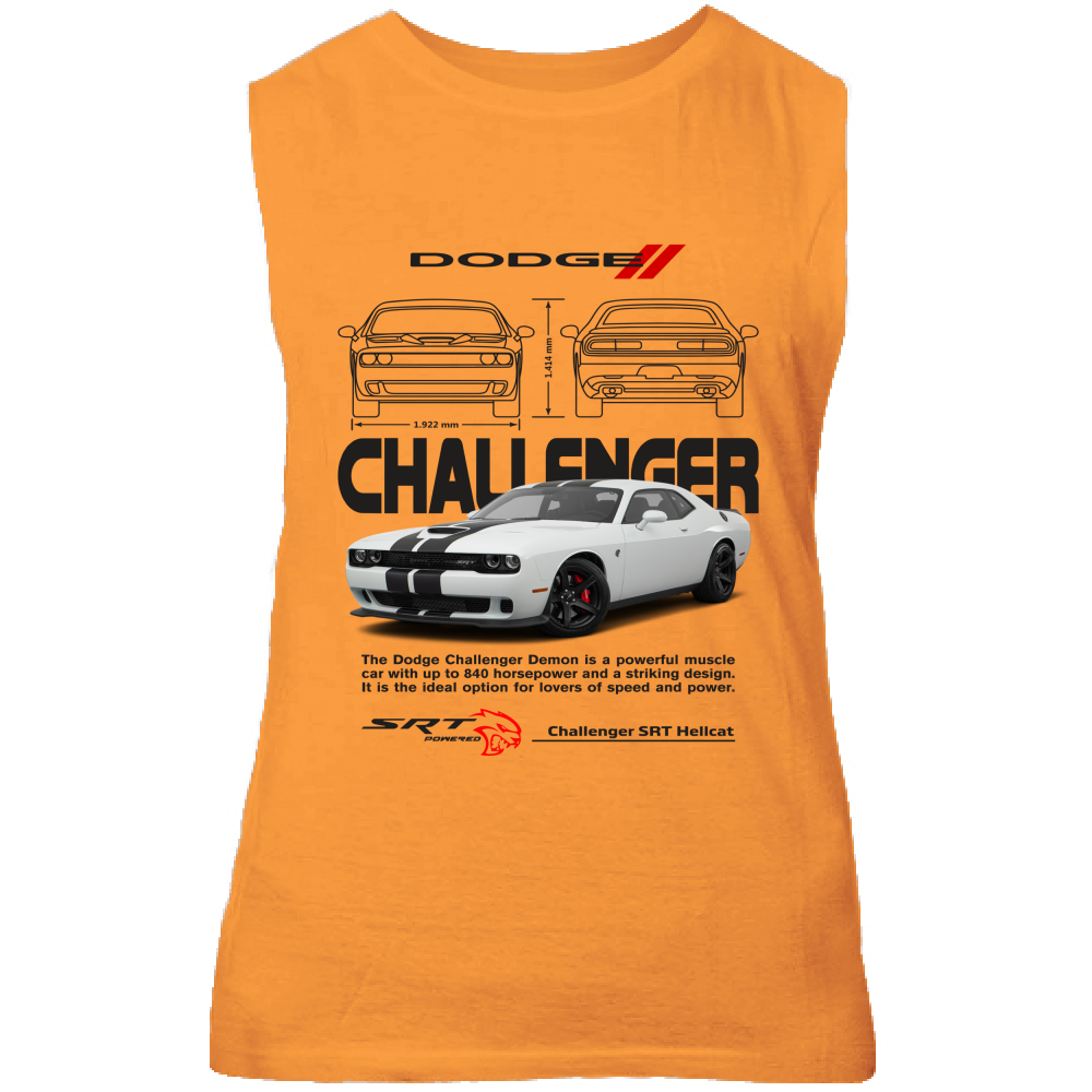 Canotta Unisex challenger black