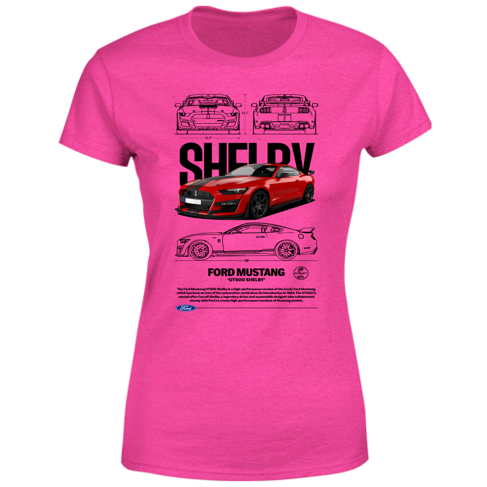 T-Shirt Donna mustang shelby