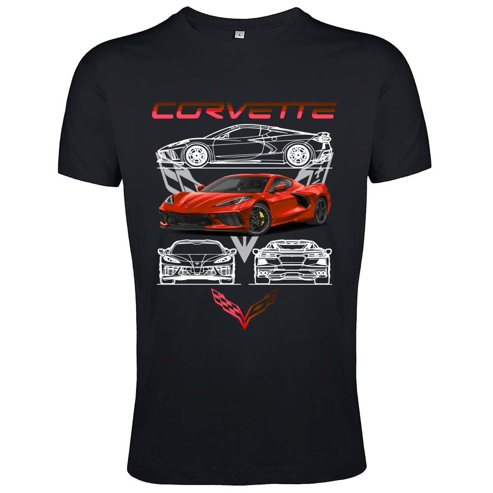 T-Shirt Men Fit corvette