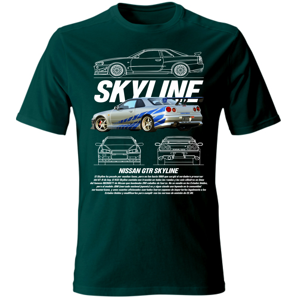 T-Shirt Unisex skyline gtr
