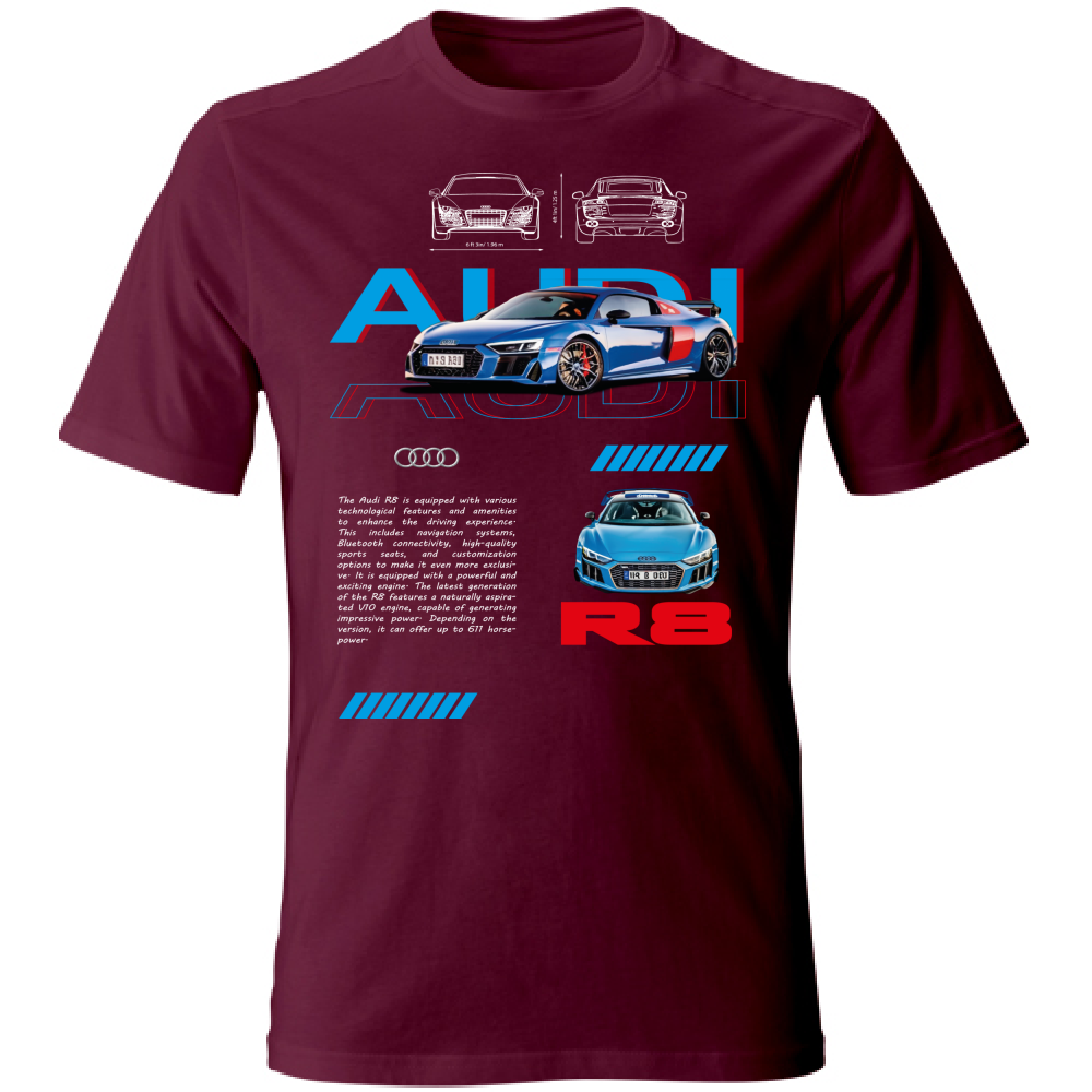 T-Shirt Unisex audi r8