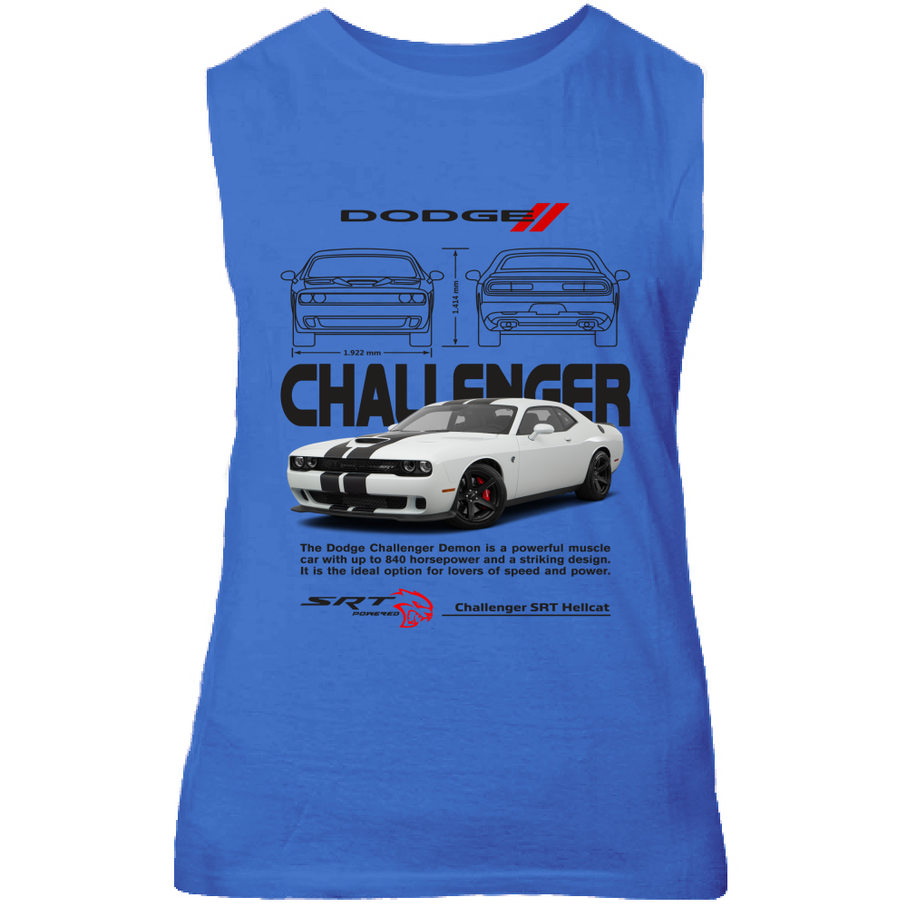 Canotta Unisex challenger black