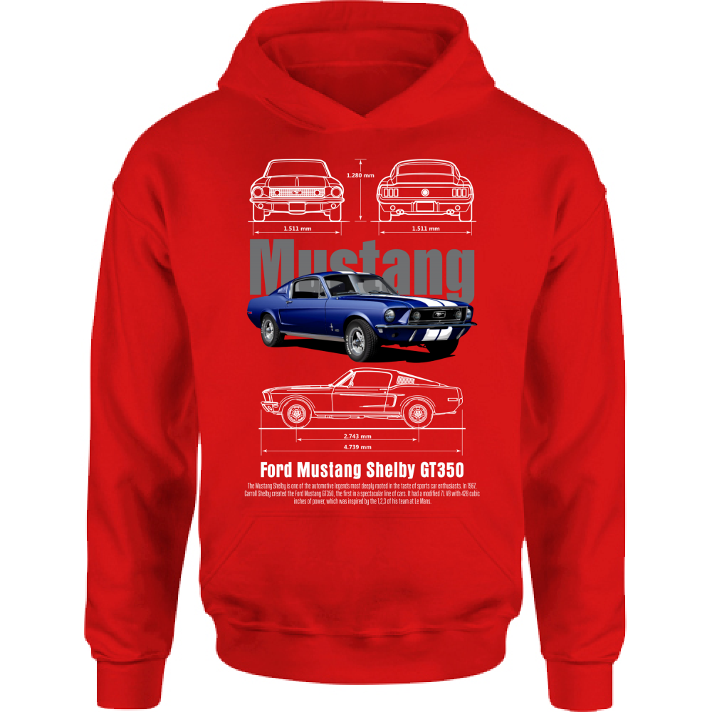 Felpa Bambino con Cappuccio mustang 2
