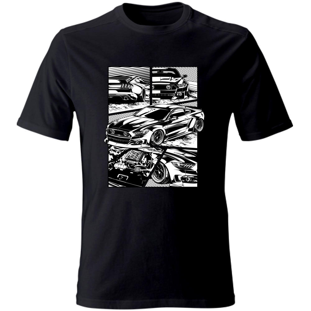 T-Shirt Unisex mustang des