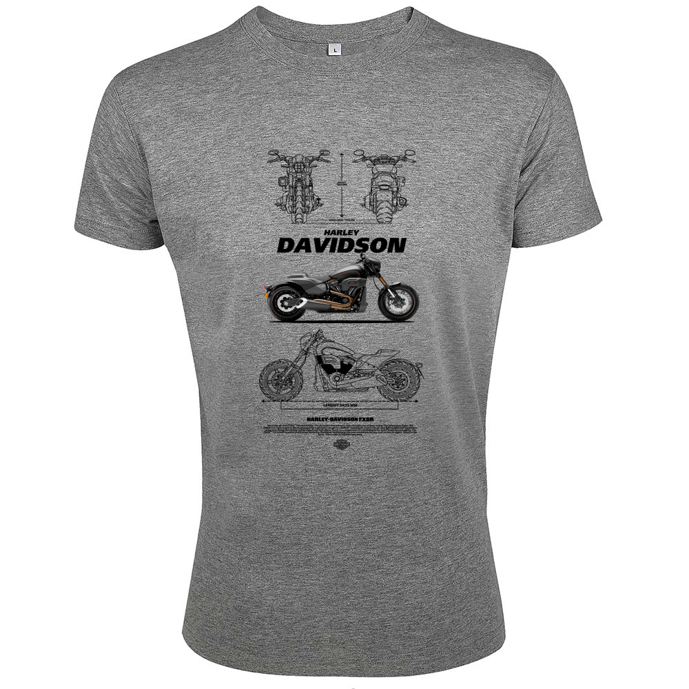 T-Shirt Men Fit harley davidson 2