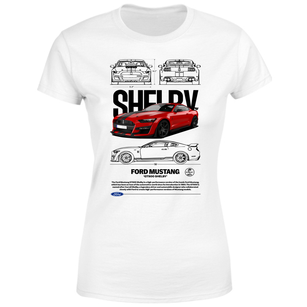 T-Shirt Donna mustang shelby