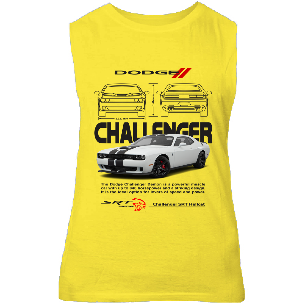 Canotta Unisex challenger black