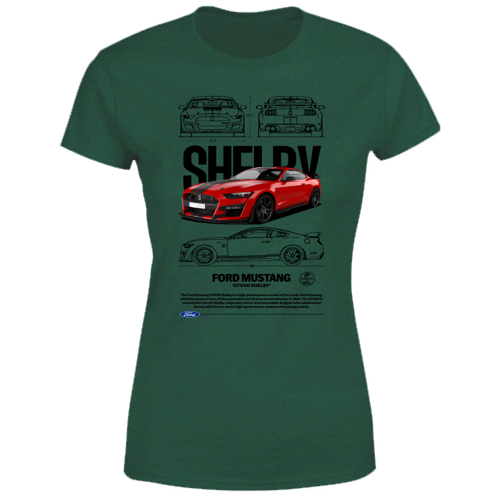 T-Shirt Donna mustang shelby