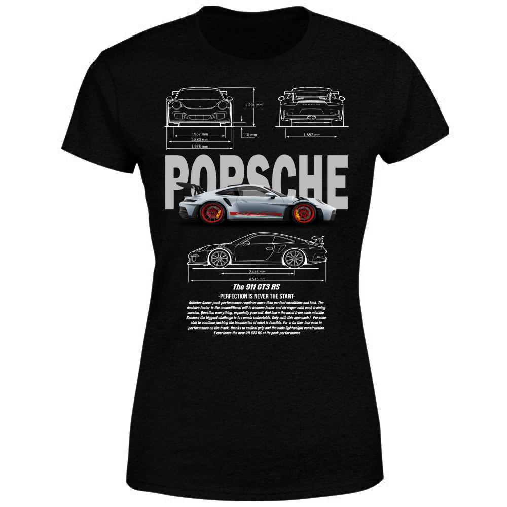 T-Shirt Donna porsche gt3-2