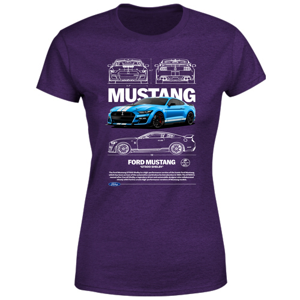 T-Shirt Donna mustang shelby1