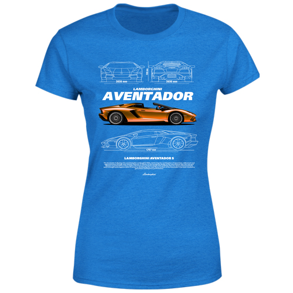 T-Shirt Donna lambo aventador1