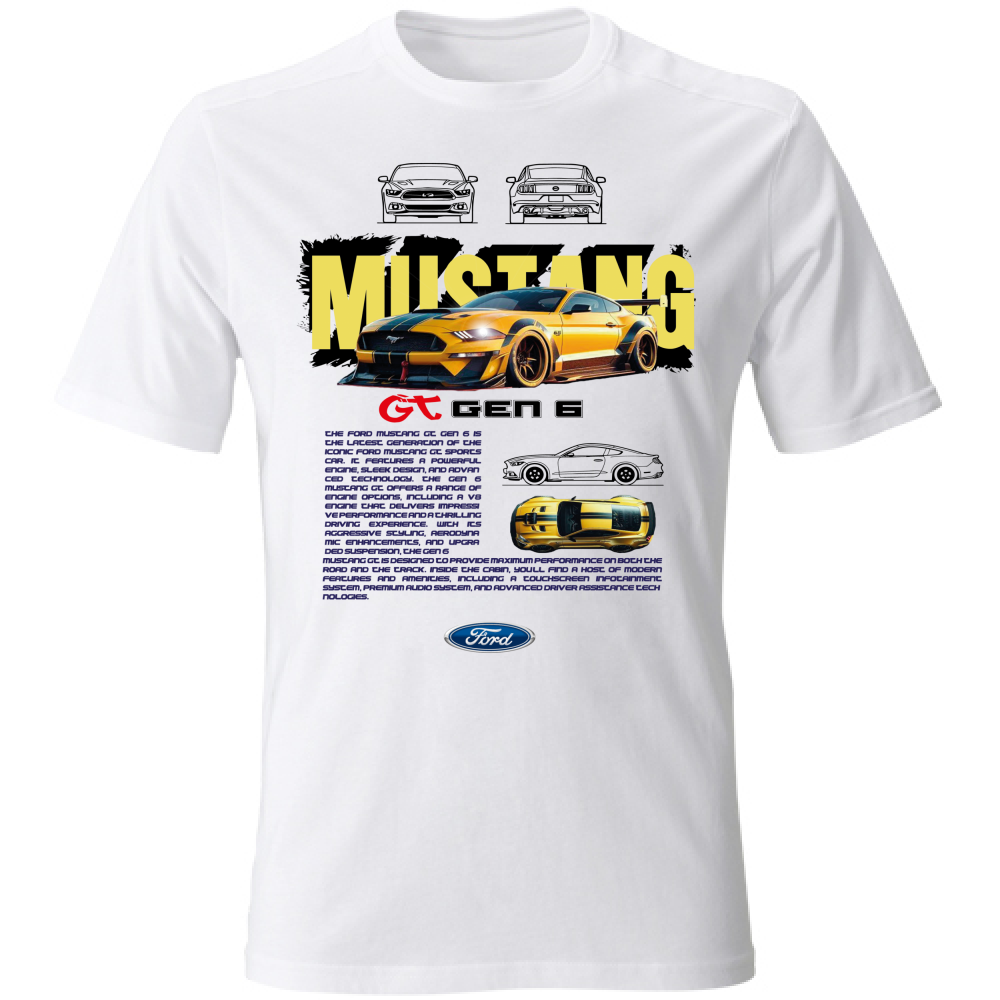 T-Shirt Unisex mustang gt gen
