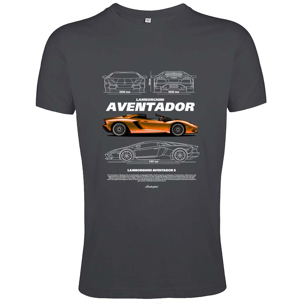 T-Shirt Men Fit lambo aventador1