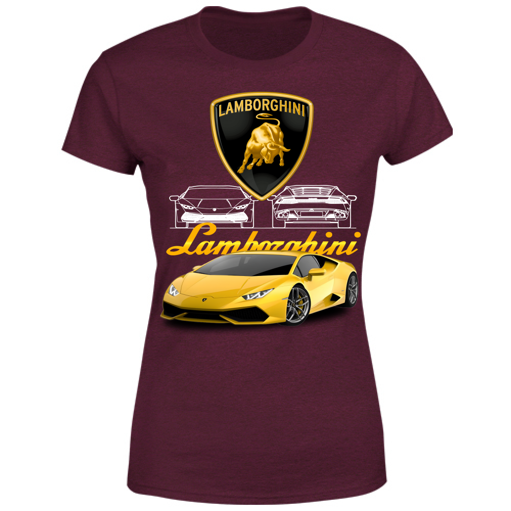 T-Shirt Donna lambo huracan1