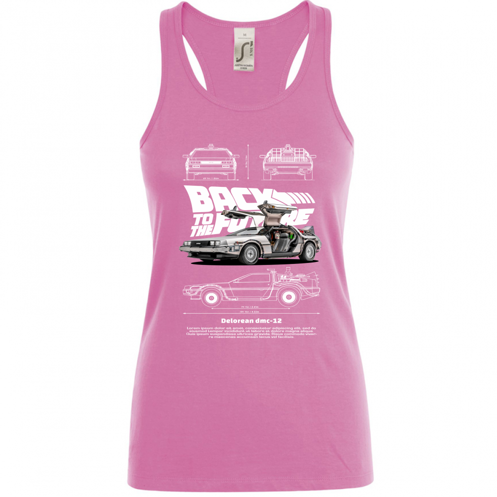Canotta Donna delorean2
