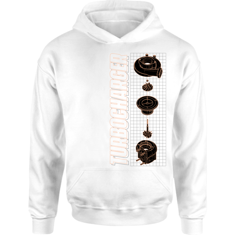 Felpa Bambino con Cappuccio turbo charger