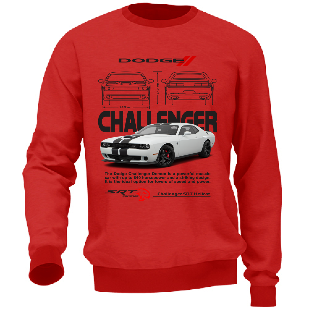 Felpa Unisex challenger black