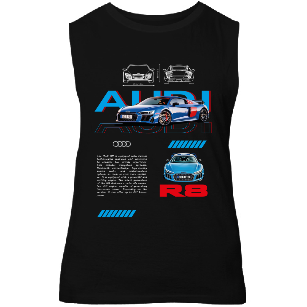 Canotta Unisex audi r8