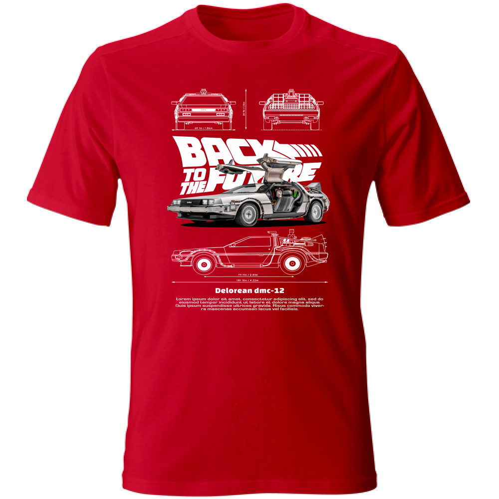 T-Shirt Unisex delorean2