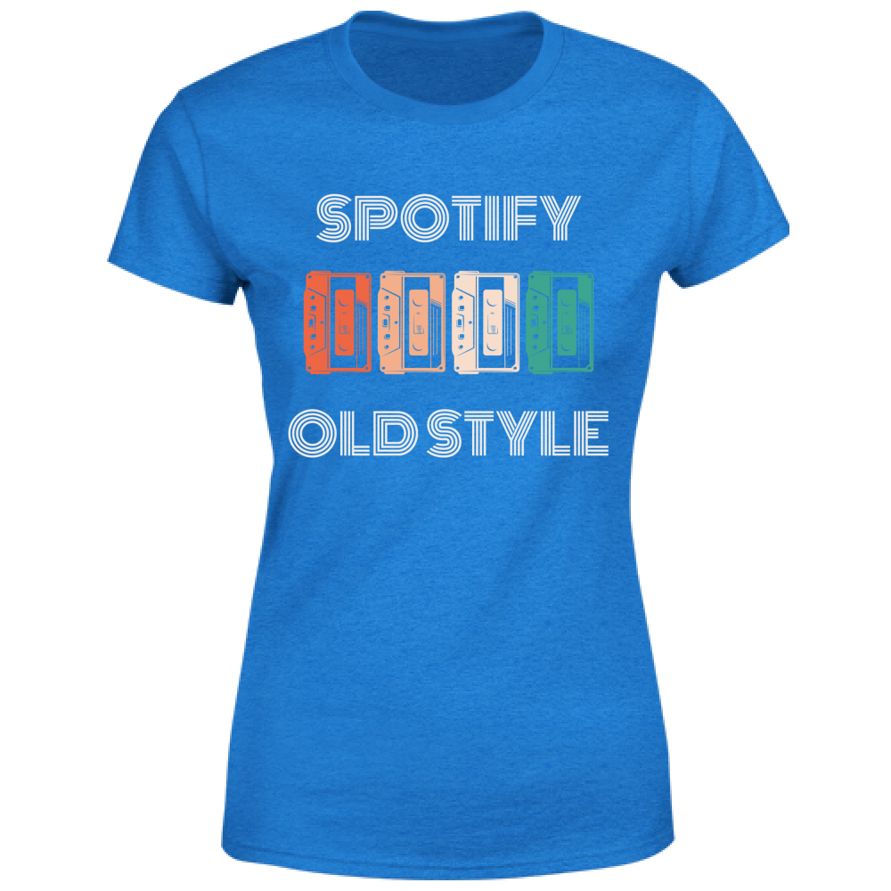 T-Shirt Donna spotify old style