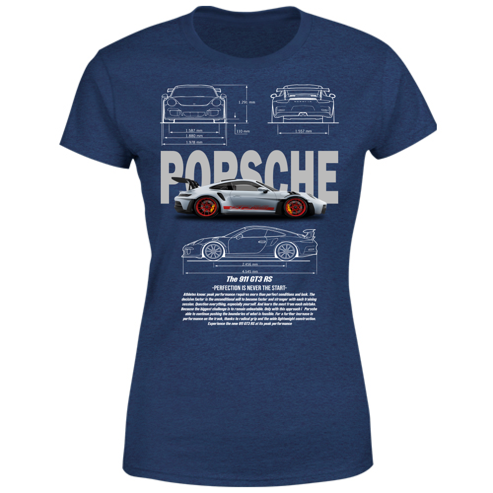 T-Shirt Donna porsche gt3-2