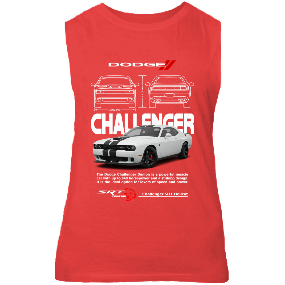 Canotta Unisex challenger white