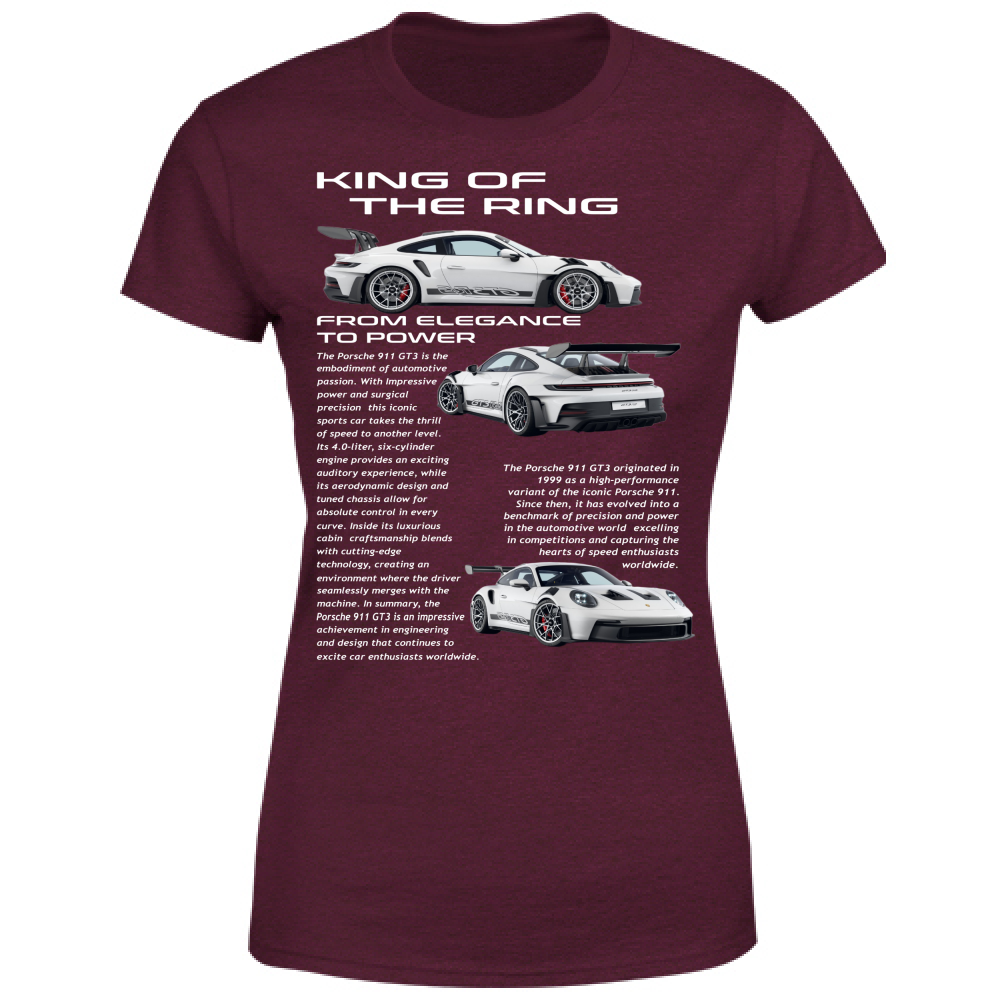 T-Shirt Donna porsche gt3-1