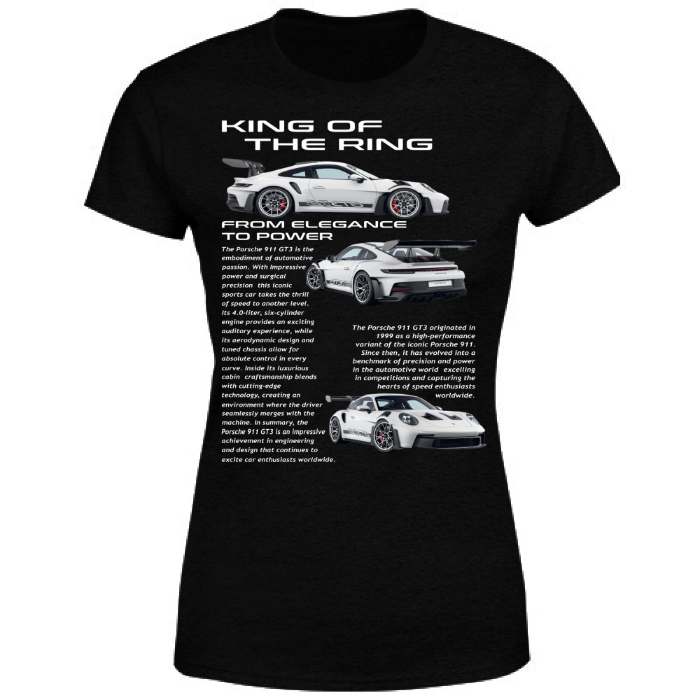 T-Shirt Donna porsche gt3-1