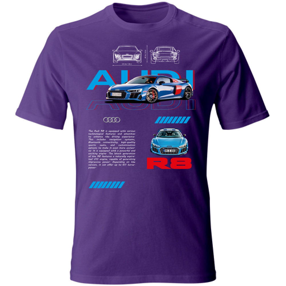 T-Shirt Unisex audi r8
