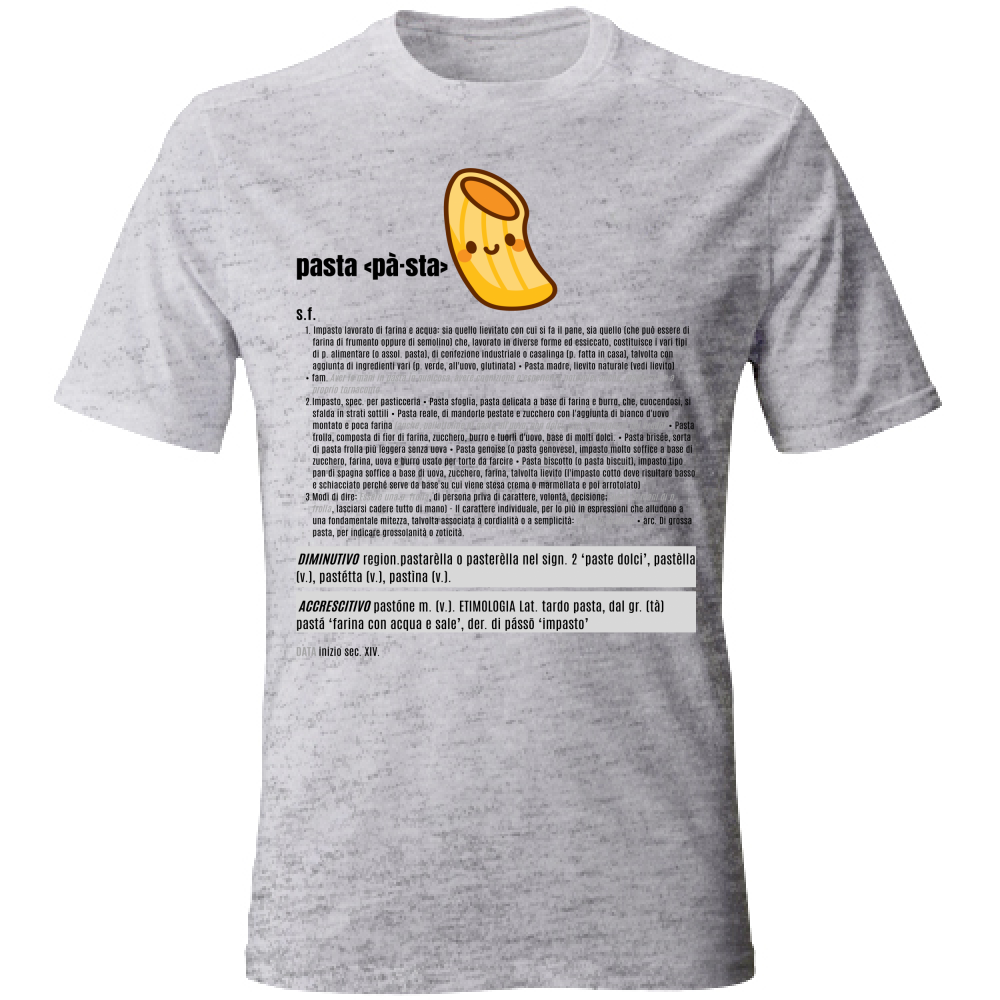 T-Shirt Unisex pasta black
