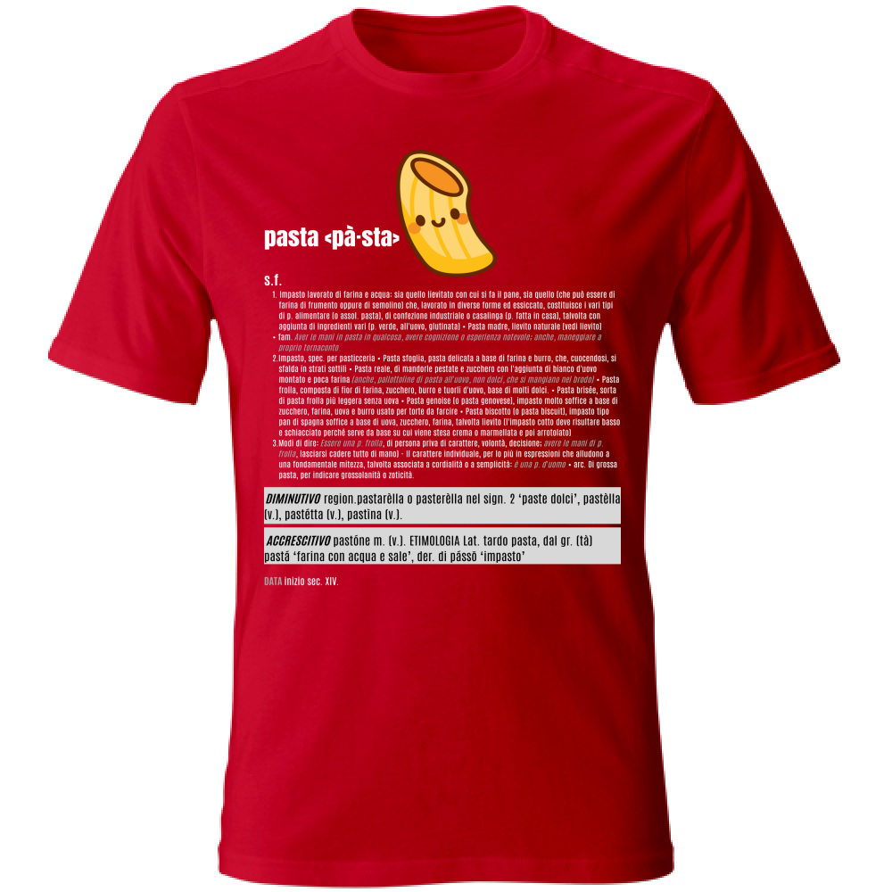 T-Shirt Unisex pasta white