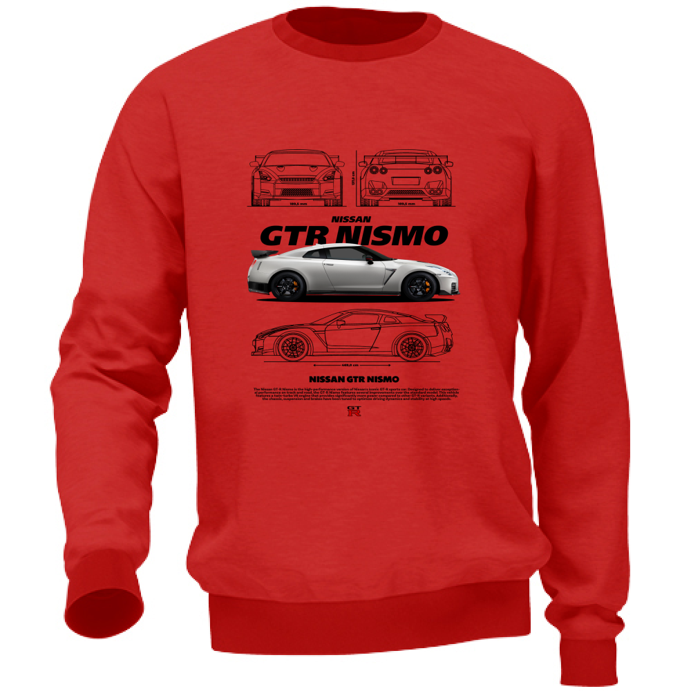 Felpa Unisex nissan gtr nismo black