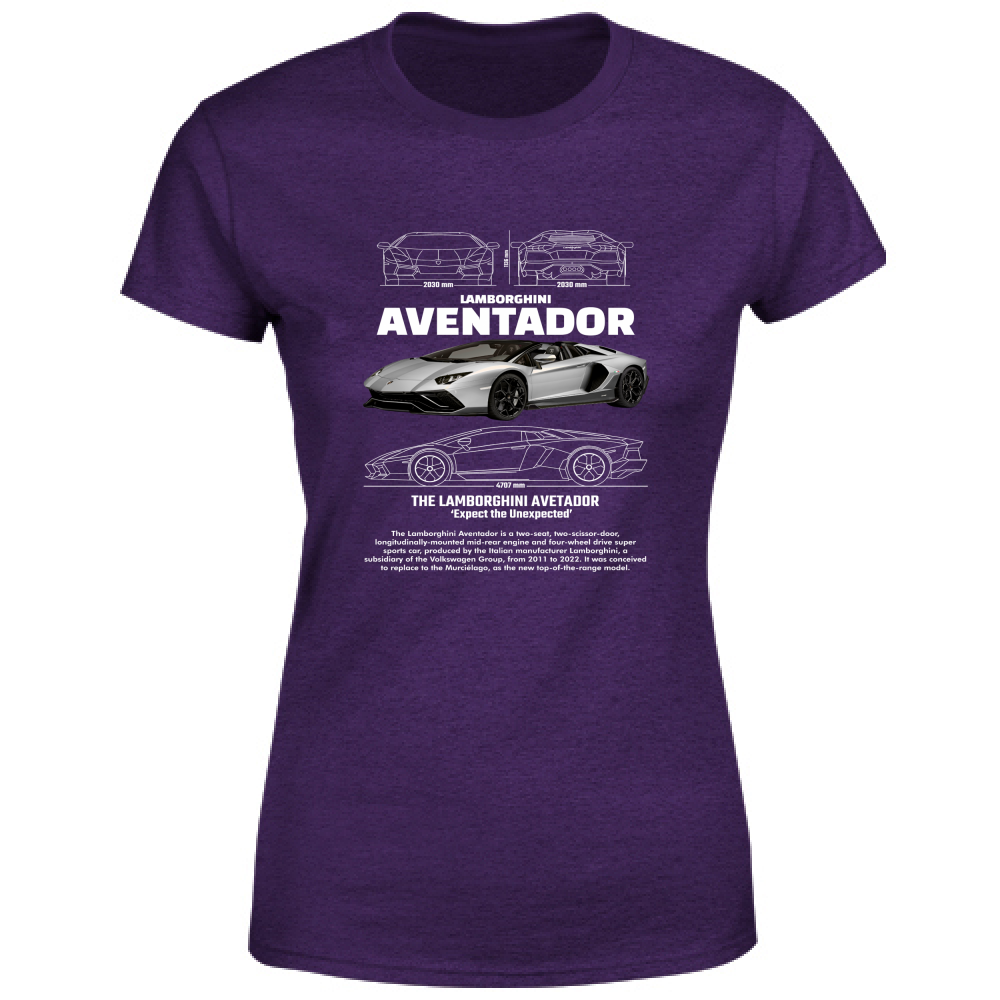 T-Shirt Donna lambo aventador2