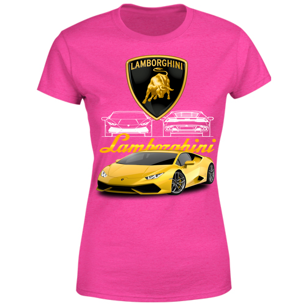 T-Shirt Donna lambo huracan1