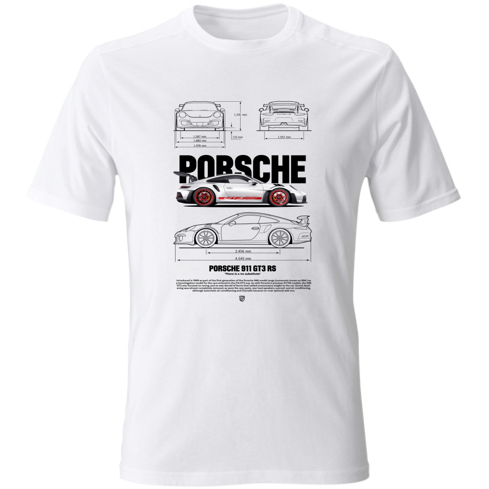 T-Shirt Unisex porsche gt black1