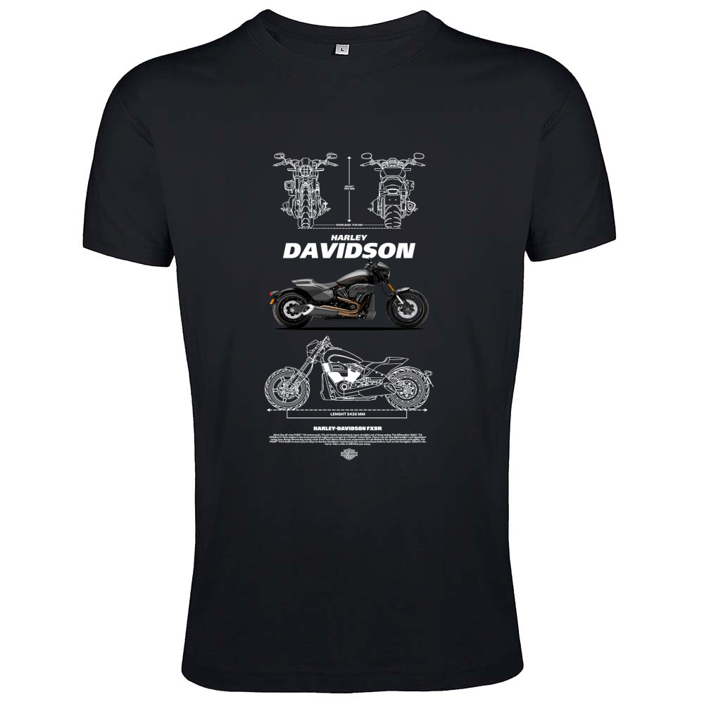 T-Shirt Men Fit harley davidson 1