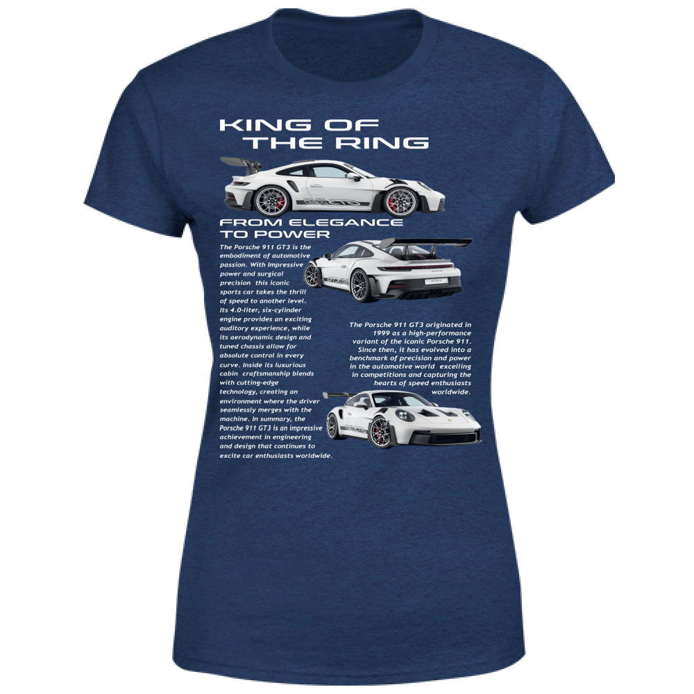 T-Shirt Donna porsche gt3-1