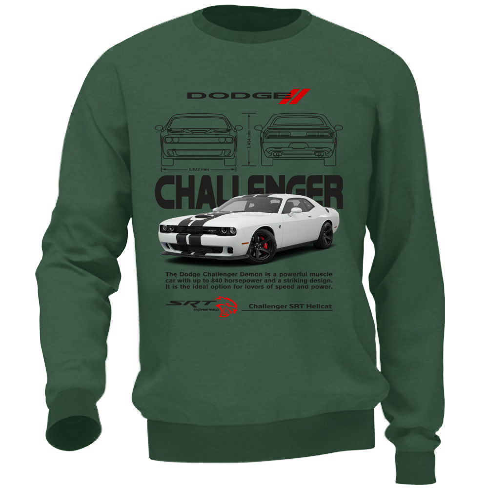 Felpa Unisex challenger black