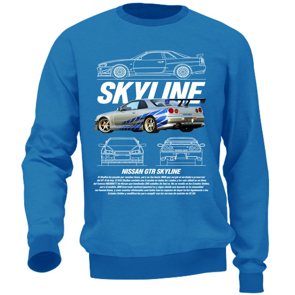 Felpa Unisex skyline gtr