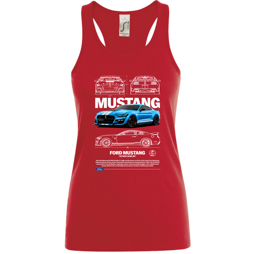 Canotta Donna mustang shelby1
